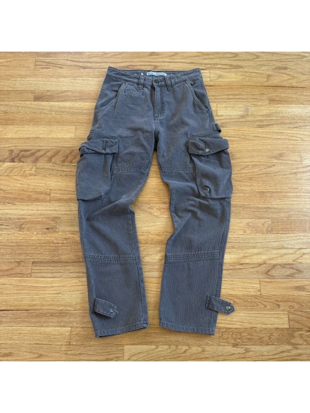 Cole Henry Grey Parachute Cargo Pants 30/29